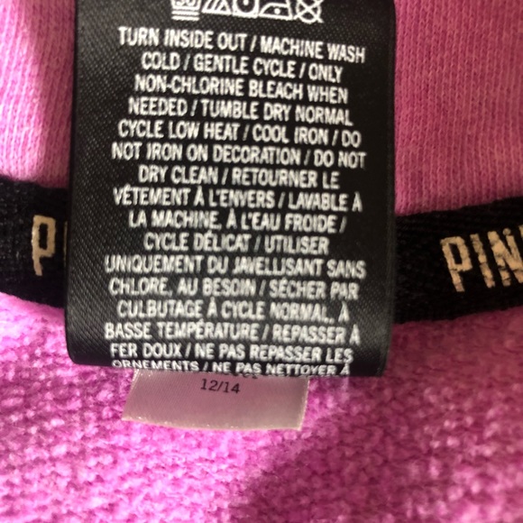 2 VS Pink Tops (Purple, White) Sz XS - Picture 4 of 6